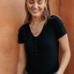 Perfect Tuck Bodysuit in Black