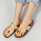 T-Strap Sandal in Sand
