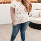 Abstract Animal Print Sweater