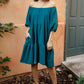 Teal Tiers Dress