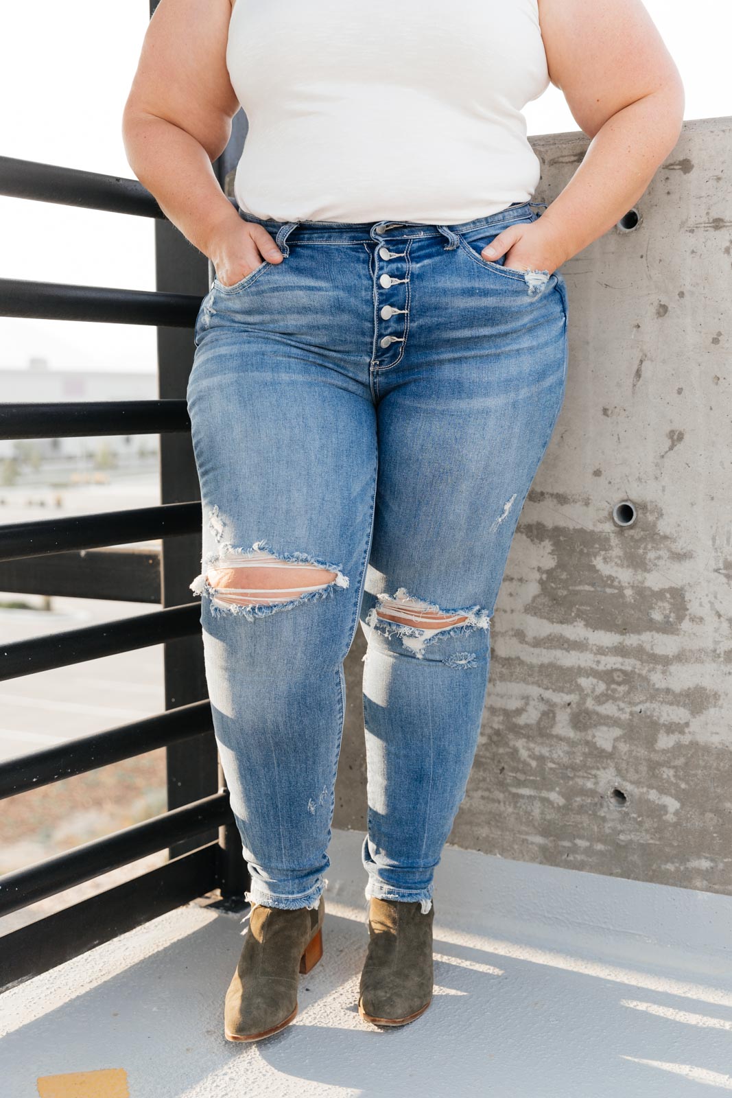 Judy Blue The Traveler Button Fly Denim