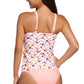 Printed Spaghetti Strap Scoop Neck Tankini Set