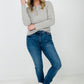 "Cora" Judy Blue High Waist Control Top Cool Denim Skinny Jeans