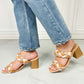 Maya Braided Heels in Nude
