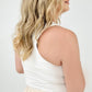 Zenana Premium Cotton Racerback Tank Bodysuit
