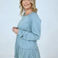 Solid Cotton Jersey Tunic Top