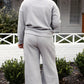 Take Me Away Textured Long Sleeve Top and Pants Set - 6 Colors