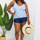Marina West Swim By The Shore Two-Piece Swimsuit in Blossom Navy