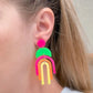 PREORDER: Neon Acrylic Dangle Earrings