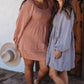 Heyson Crochet Trimmed Babydoll Mini Dress with Smocked Back