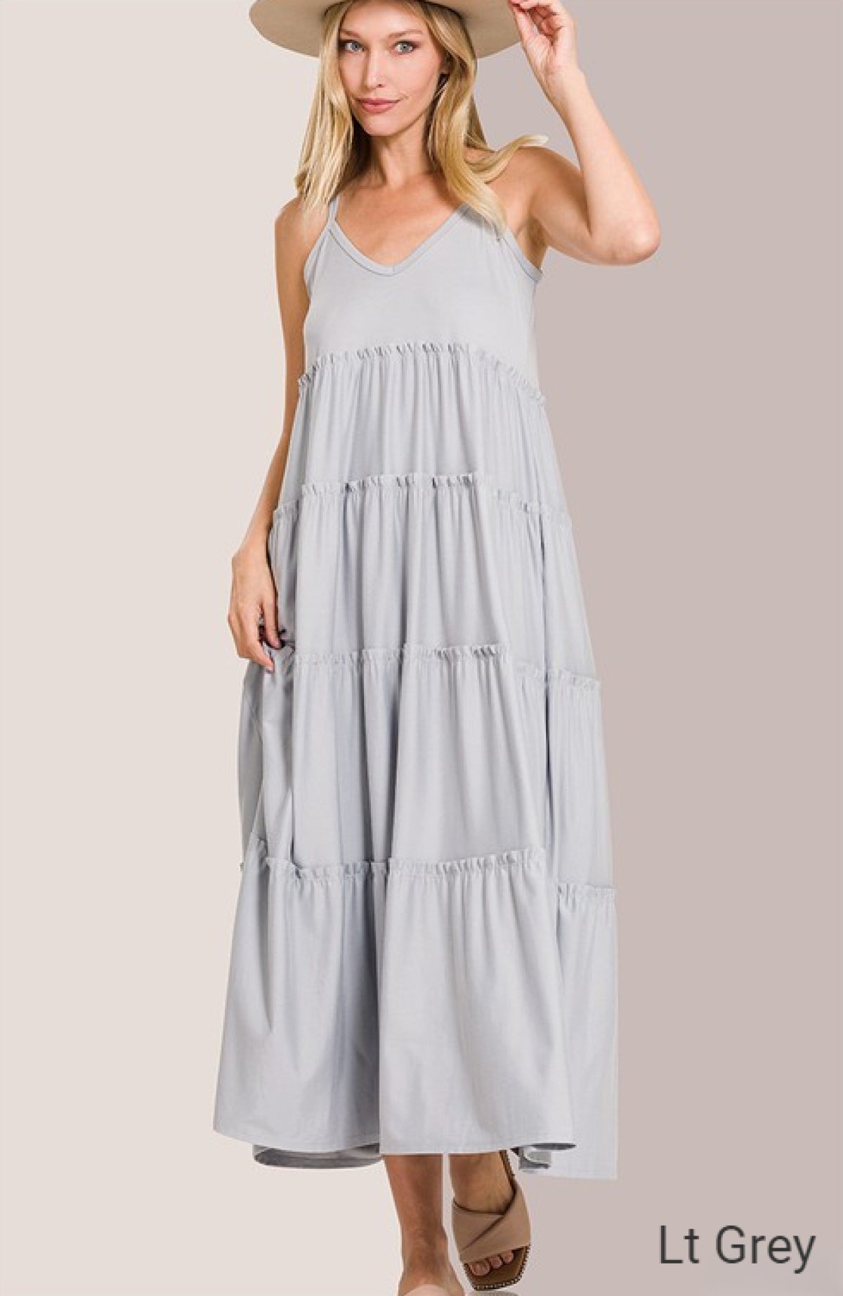 Romance At Sunset Tiered Maxi Dress - Multiple Colors