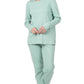 Solid Cotton Top & Jogger Set