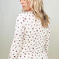 Total Brami Ditsy Floral Henley Long Sleeve Top - 2 Colors