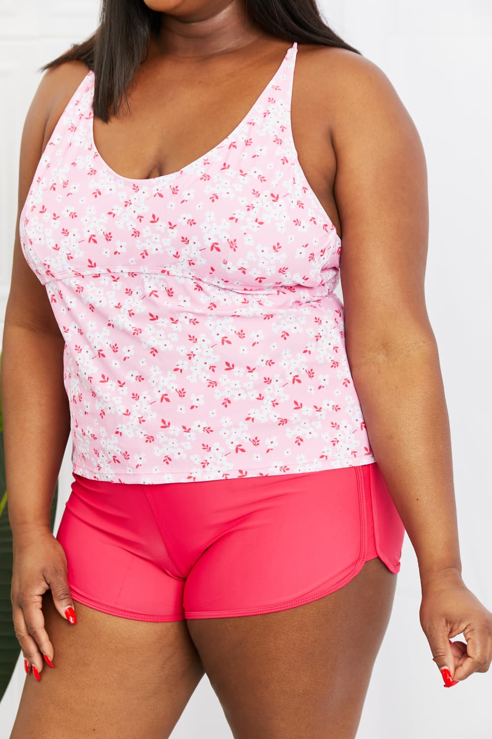 Marina West Swim By The Shore Two-Piece Swimsuit in Blossom Pink