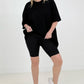 Cotton Drop Shoulder Boyfriend Box Tee