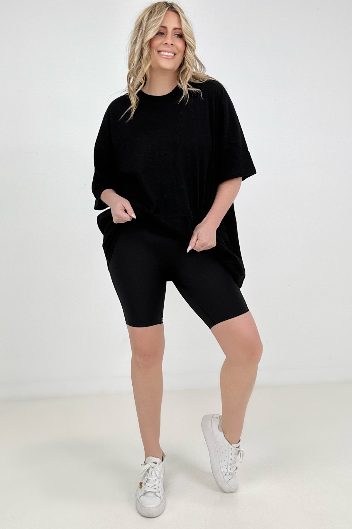 Cotton Drop Shoulder Boyfriend Box Tee