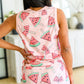 PREORDER: Sleeveless Pajamas in Watermelon