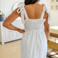 Ain't She Sweet Embroidered Babydoll Dress