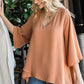 Jade By Jane Dressy V-Neck Overlap Top