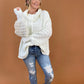 Solid Long Sleeve Turtle Neck Sweater