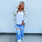 PREORDER: Beverly Checkered Cardigan in Four Colors