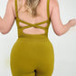 Zenana Solid Sports Romper