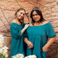 Teal Tiers Dress
