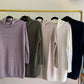 Slouchy Ribbed Tunic Sweater - Multiple Colors