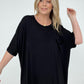 Zenana "Modish Comfort" Rayon Oversized Front Pocket Top