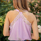 Lace Bonbon Bodysuit in Lavender