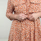 Floral Button Down Shirt Dress