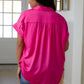 Working on Me Top in Hot Pink
