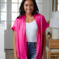 Working on Me Top in Hot Pink