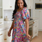 Bright Blooms Floral Dress
