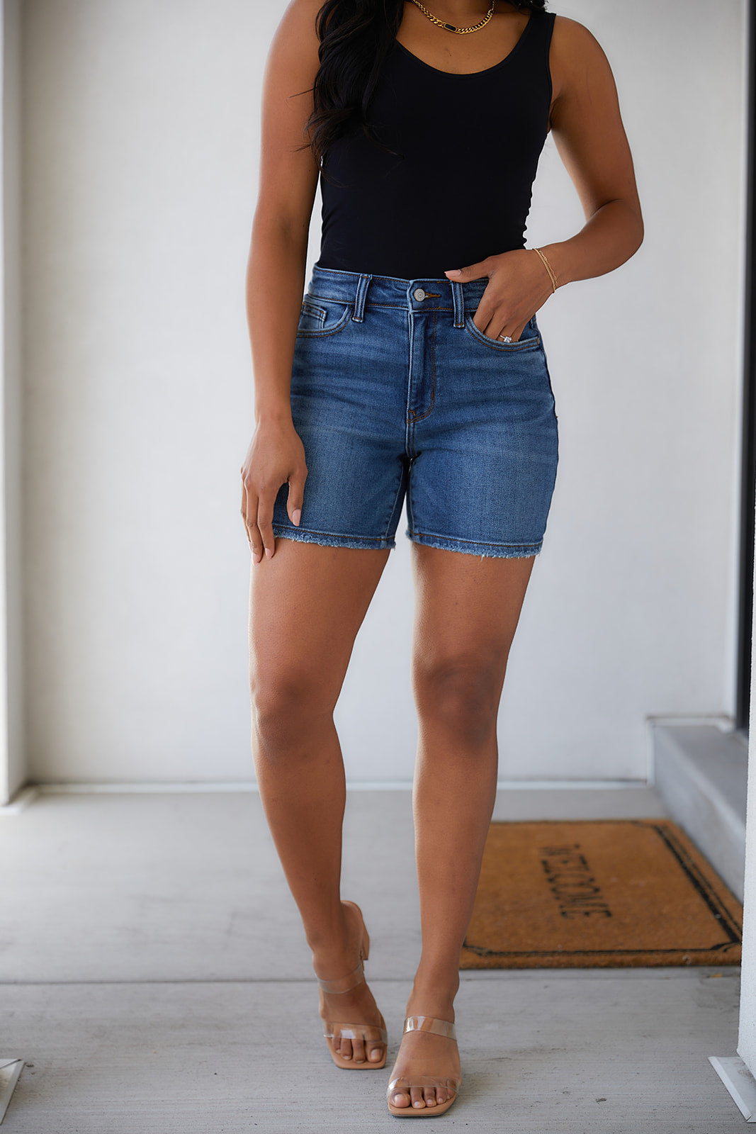 Judy Blue High Rise Denim Shorts