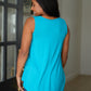 Trust Me V-Neck Tank in Ice Blue