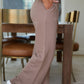 Weekend Hero Wide Leg Sweats in Mocha