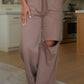 Weekend Hero Wide Leg Sweats in Mocha