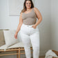 Judy Blue High Rise Creamsicle Cuffed Boyfriend Jeans