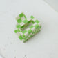 Checkered Claw Clip in Green