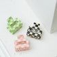 Checkered Claw Clip in Pink