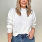 Mags Side Slit Cropped Sweater