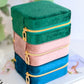 Kept and Carried Velvet Jewlery Box in Mauve