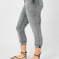 Judy Blue Button Fly High Waist Cuffed Capris