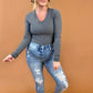 Judy Blue High Rise Bleach Splash Destroyed Skinny Jeans