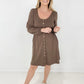 New Colors! Button Up Long Sleeve Dress (Only Ships to US)