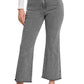Zenana Acid Wash High Waist Frayed Hem Cropped Jeans - Multiple Colors