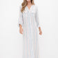 Wind in my hair Button Down Maxi Dress