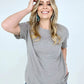 Solid Cotton Boyfriend Tee