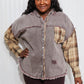 SIZE SMALL In The Twilight Plaid Shacket